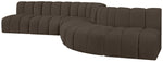 Arc - Boucle Fabric 7 Piece Modular Sofa