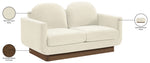 Diviento - Velvet Performance Fabric Upholstered Loveseat