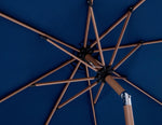 Amalfi - Aluminum Patio Umbrella - Black Base / Light Brown Pole