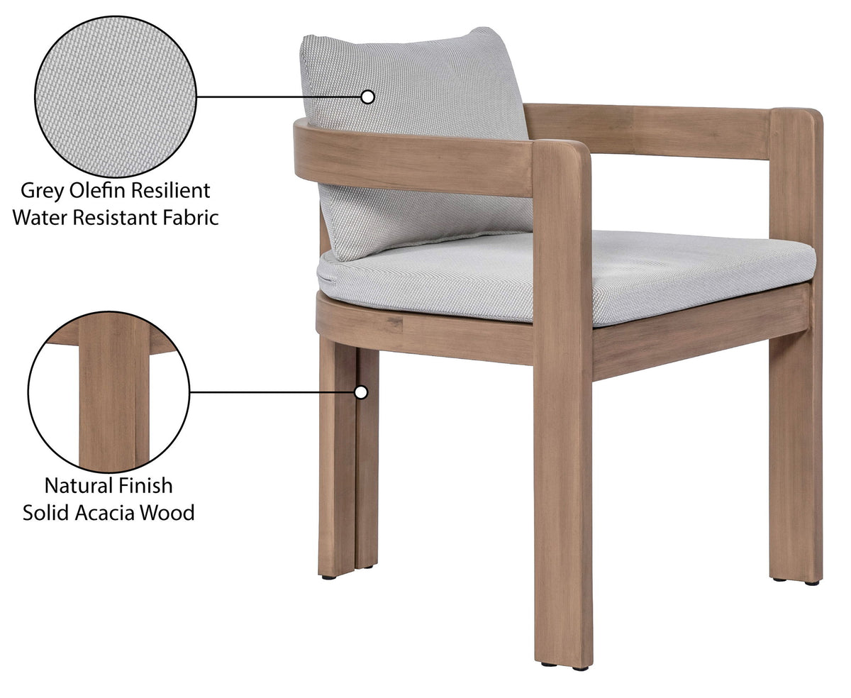 Newport - Water Resistant Fabric Upholstered Outdoor Patio Dining Chair