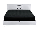 Ovidius - Modern White Crocodile Lacquer Bed by VIG Furniture - View 1