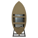 Brancaster - Wine Cooler - Retro Brown Top Grain Leather & Aluminum