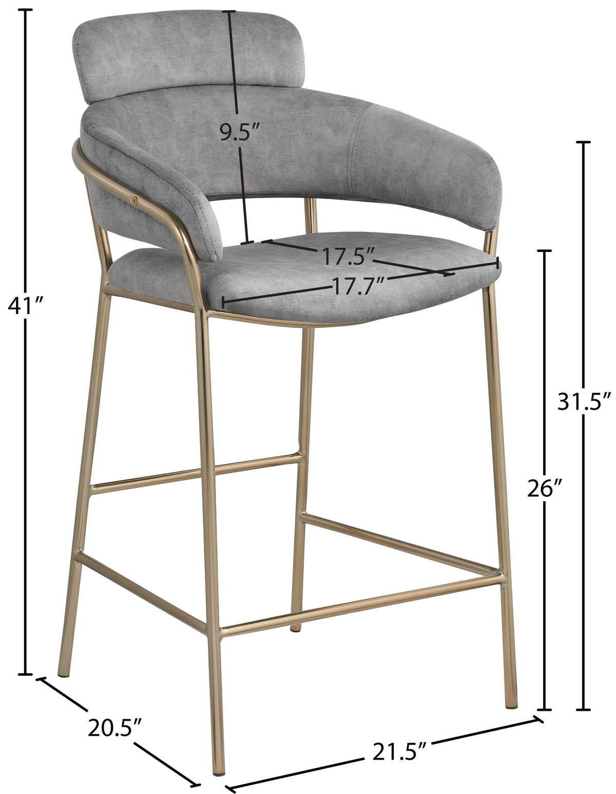 Yara - Counter Stool