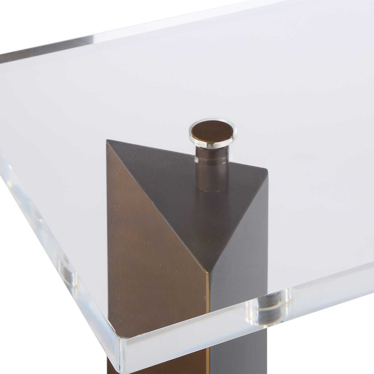 Mcelroy - Modern Side Table - Bronze