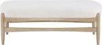 Briar - Faux Sheepskin Upholstered Bench