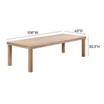 Cassie - Outdoor Rectangular Dining Table