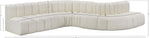 Arc - Faux Leather 7 Piece Modular Sofa