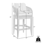 Orbit - Outdoor Patio Stool