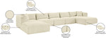 Shaggy - 6 Piece Modular Sectional With Chaise And Ottoman