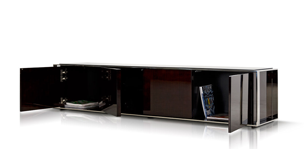 Noble Modern Ebony Lacquer TV Entertainment Center by VIG Furniture - View 2