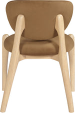 Velora - Upholstered Dining Chair (Set of 2) - Saddle / Natural