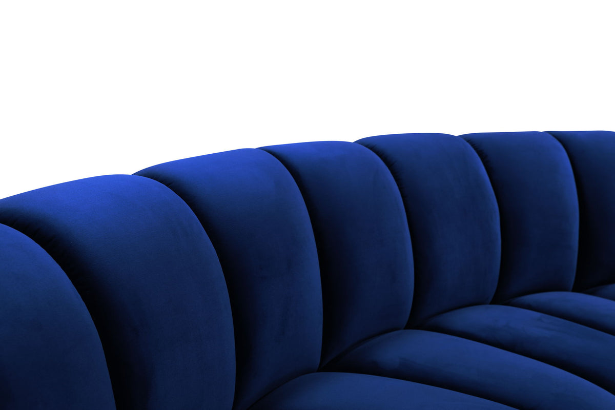Infinity - 6 Piece Velvet Modular Sectional