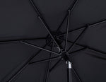 Amalfi - Aluminum Patio Umbrella - Black Base / Black Pole