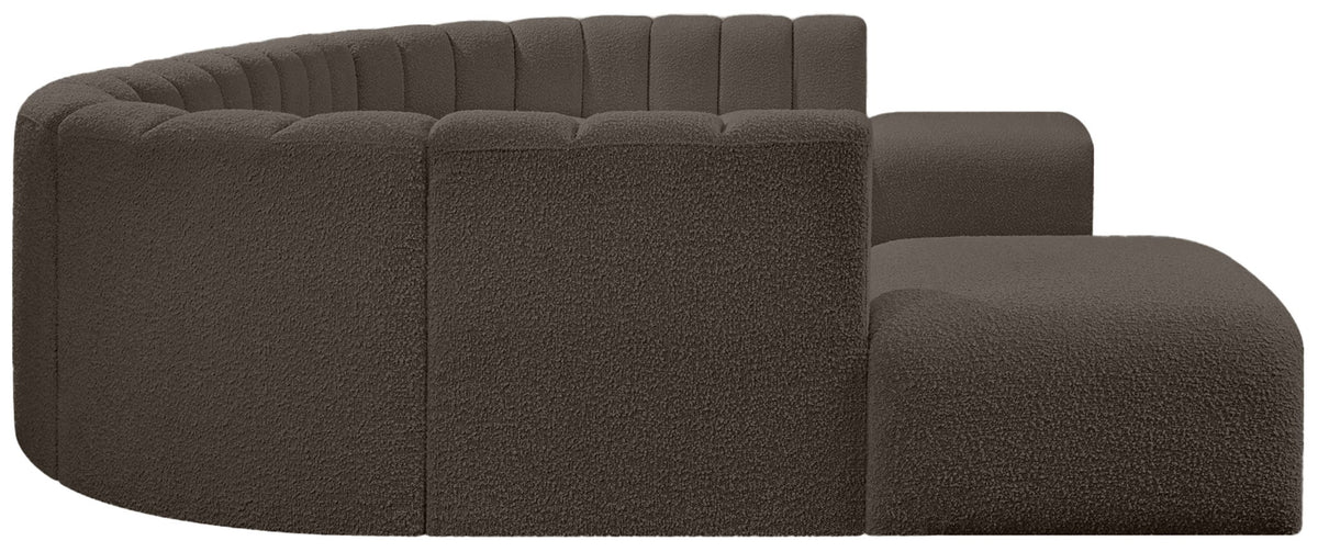 Arc - Boucle Fabric Modular Sectional