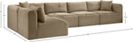 Shaggy - Fabric 5 Piece Modular Sectional