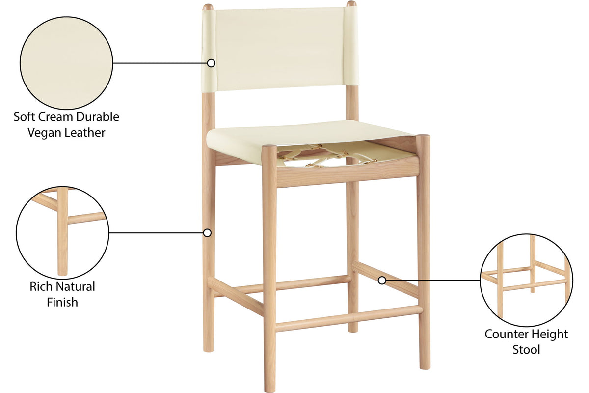 Rawlins - Counter Stool - Natural Frame