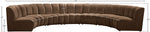 Infinity - 7 Piece Modular Sectional - Brown
