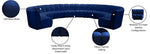 Infinity - 10 Piece Velvet Modular Sectional