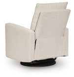Oaklynn-Manor - Swivel Glider Recliner - Canvas
