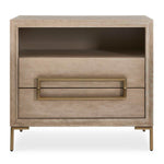 Alessia - Modern Side Table - Light Oak