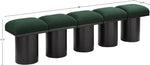 Pavilion - 5 Piece Modular Bench With Black Base