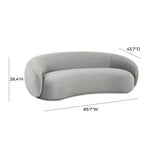 Kendall - Velvet Sofa