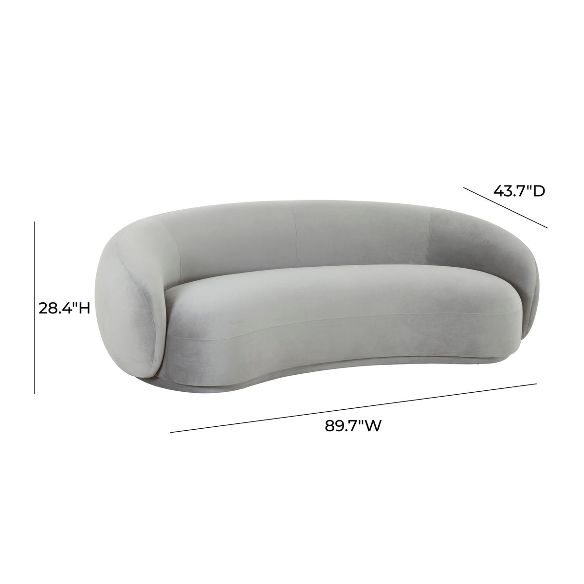 Kendall - Velvet Sofa