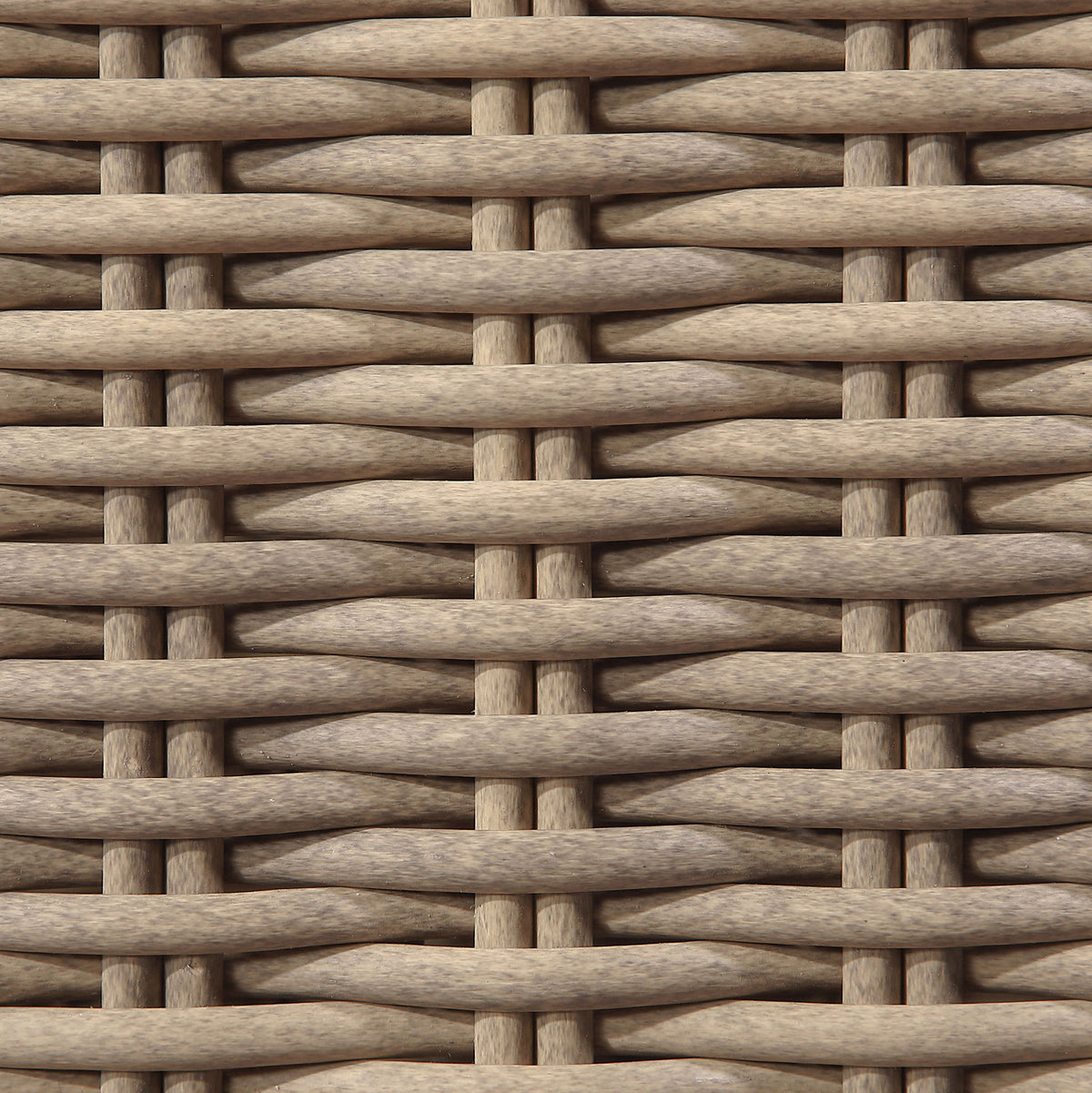 Seacrest - Olefin Water Resistant Fabric And Wicker 4 Piece Outdoor Patio Modular Sectional
