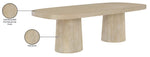 Woodhaven - Solid Wood And Oak Veneer Dining Table