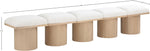 Pavilion - 5 Piece Modular Bench With Natural Base