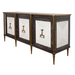 Let It Drop - Cabinet - Brown / Gold / White