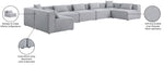 Cube - Linen 7 Piece Modular U-Shaped Sectional