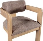 Sacha - Linen Dining Chair With Natural Base (Set of 2)
