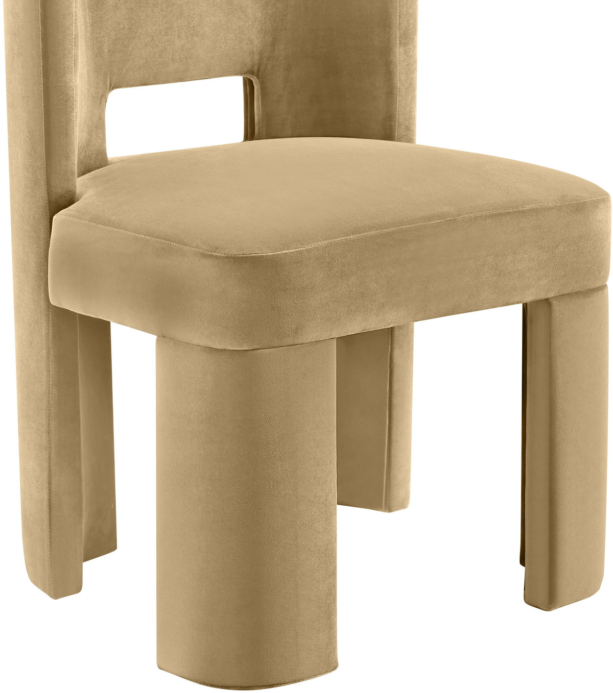 Zuno - Velvet Performance Fabric Upholstered Dining Chair (Set of 2)