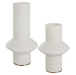 Edge - Vases (Set of 2) - White