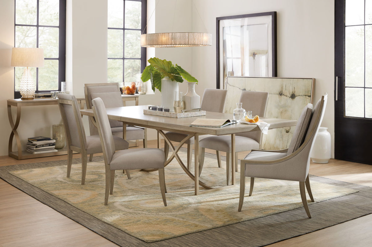 Elixir - Host Chair - Pearl Silver