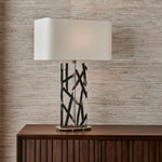 Stick With It - Table Lamp - Black / White
