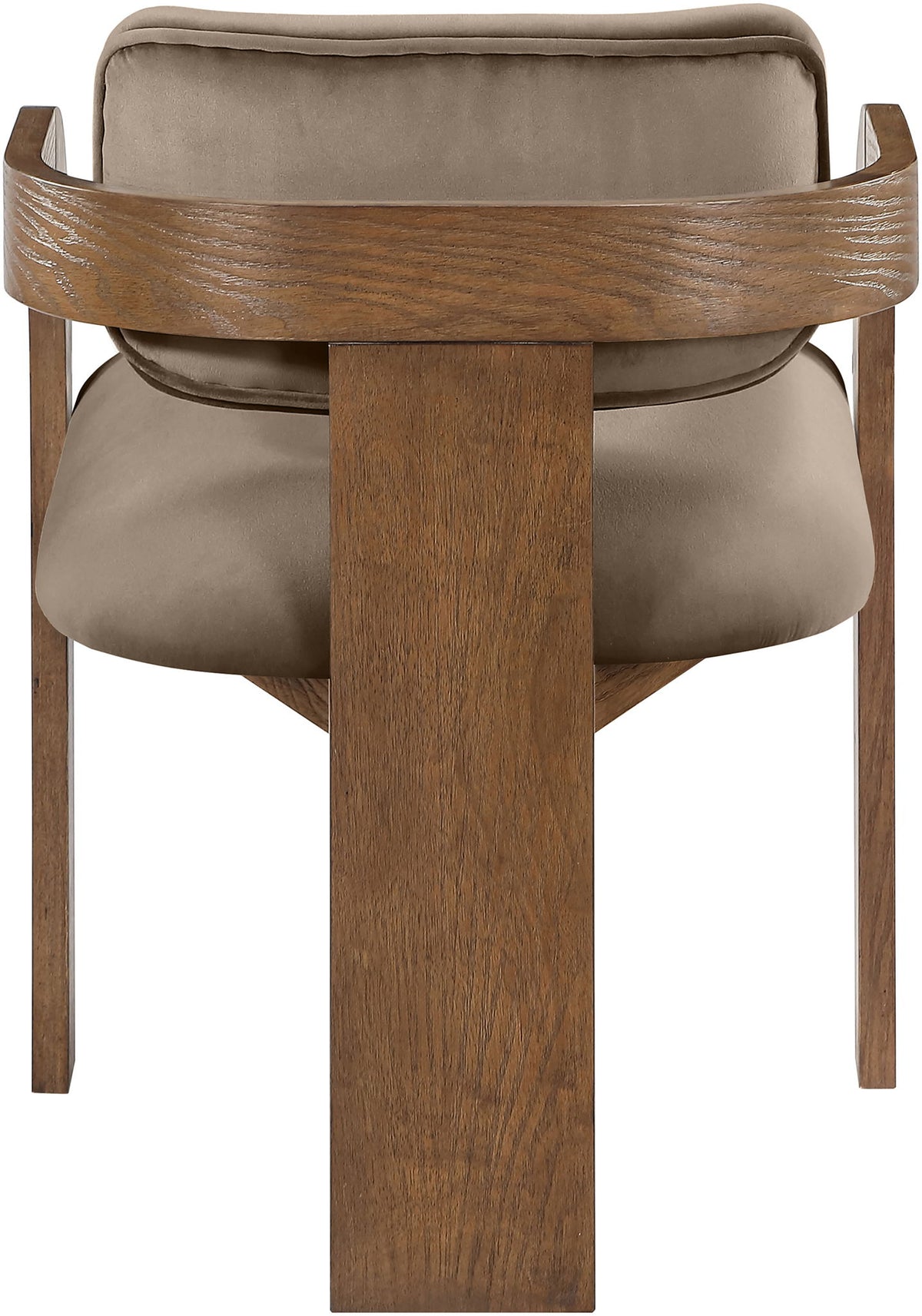 Cedra - Velvet Performance Fabric Upholstered Dining Chair (Set of 2) - Brown Frame