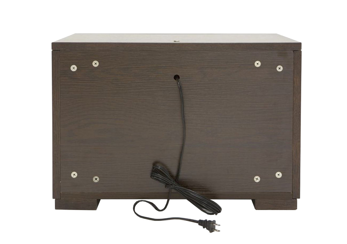 Ceres Modern Brown Oak and Grey Nightstand by VIG Furniture - View 5