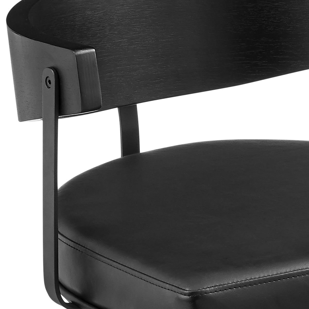 Lacey - Swivel Bar Stool - Black
