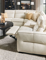 MS - Vann Six-Piece Power Sectional - White