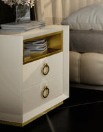 Velvet - Nightstand - Beige