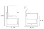 Element - Dining Arm Chair - Steel