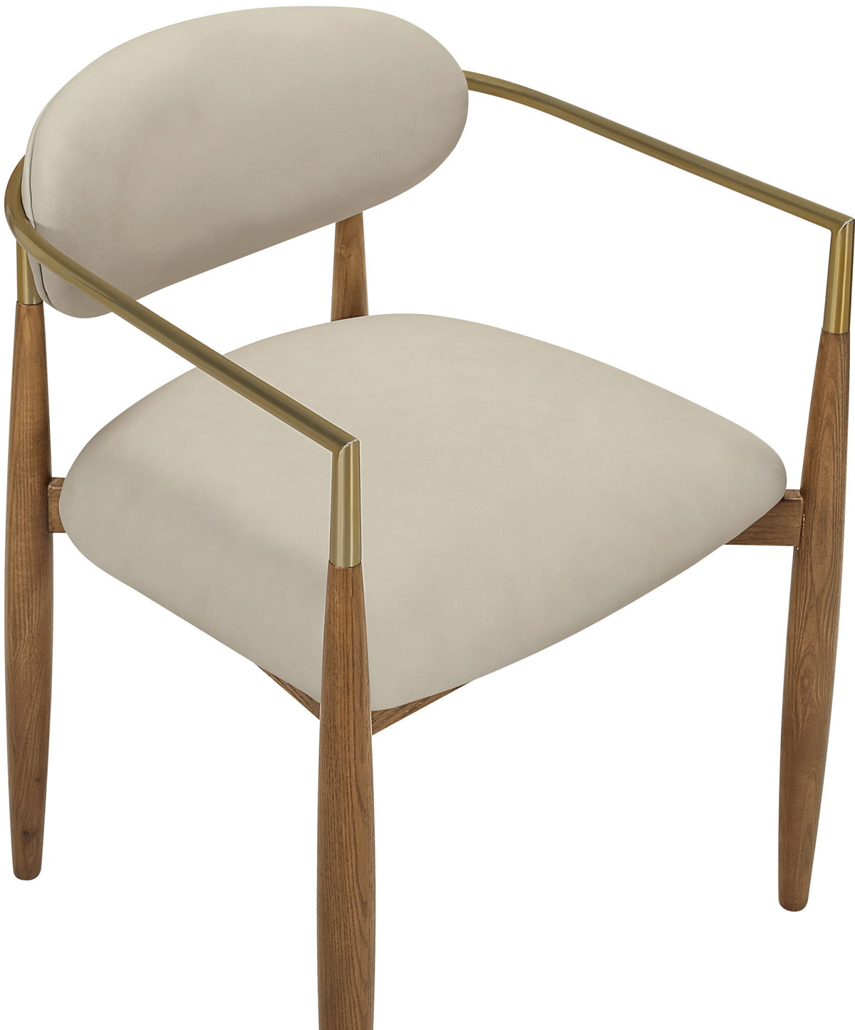 Riccio - Dining Arm Chair (Set of 2) - Walnut Frame
