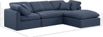 Indulge - Linen 4 Piece Modular Sectional With Chaise