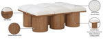 Pavilion - 6 Piece Modular Bench With Brown Base