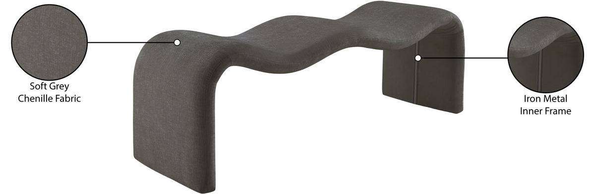 Willow - Chenille Bench