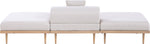 Laguna - 3 Piece Resilient Water Resistant Fabric Outdoor Patio Armless Modular Sofa