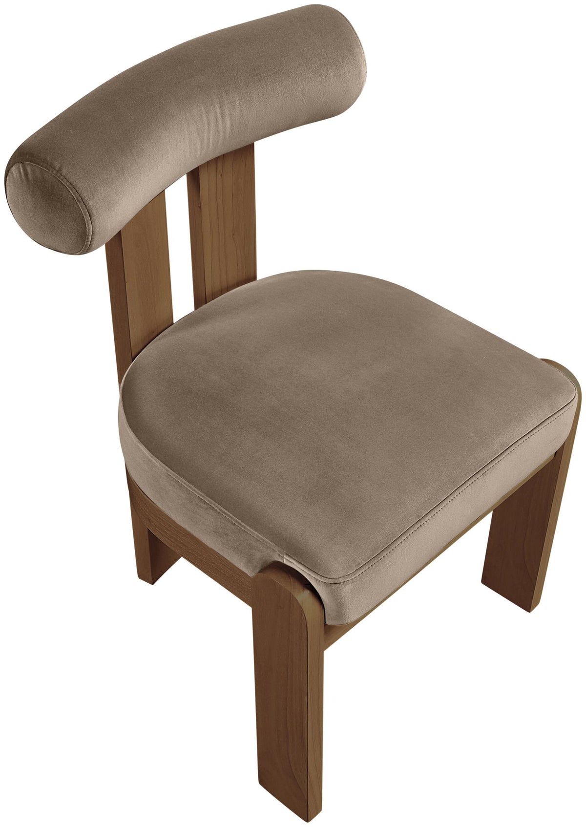 Arienzo - Performance Fabric Upholstered Dining Chair (Set of 2) - Walnut Base