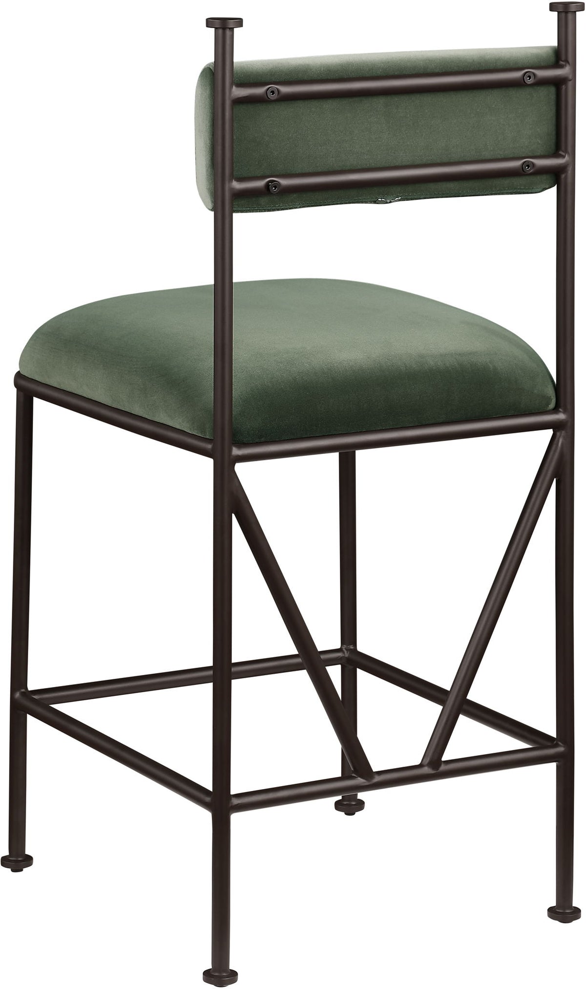 Monarch - Velvet Counter Stool (Set of 2)